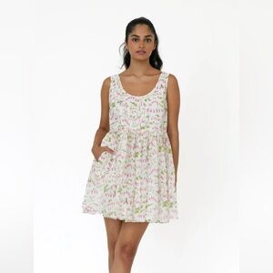 Rachel Antonoff Eliana Dress in Bleeding Hearts XL